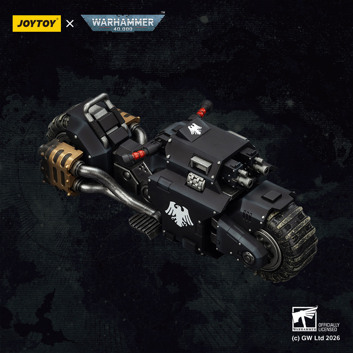 JOYTOY  Warhammer 40k 1: 18 Raider-pattern Combat Bike - JOYTOY WORLD
