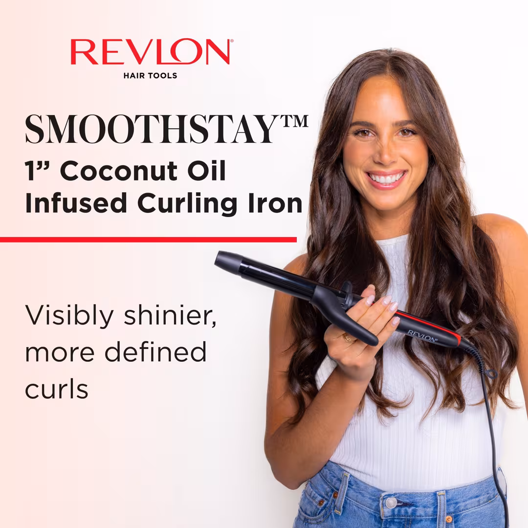 Revlon  SmoothStay Coconut Oil-Infused Curling Iron