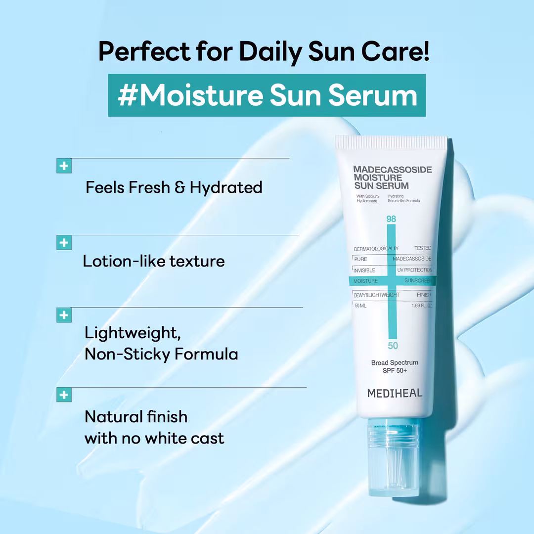 MEDIHEAL  Madecassoside Moisture Sun Serum