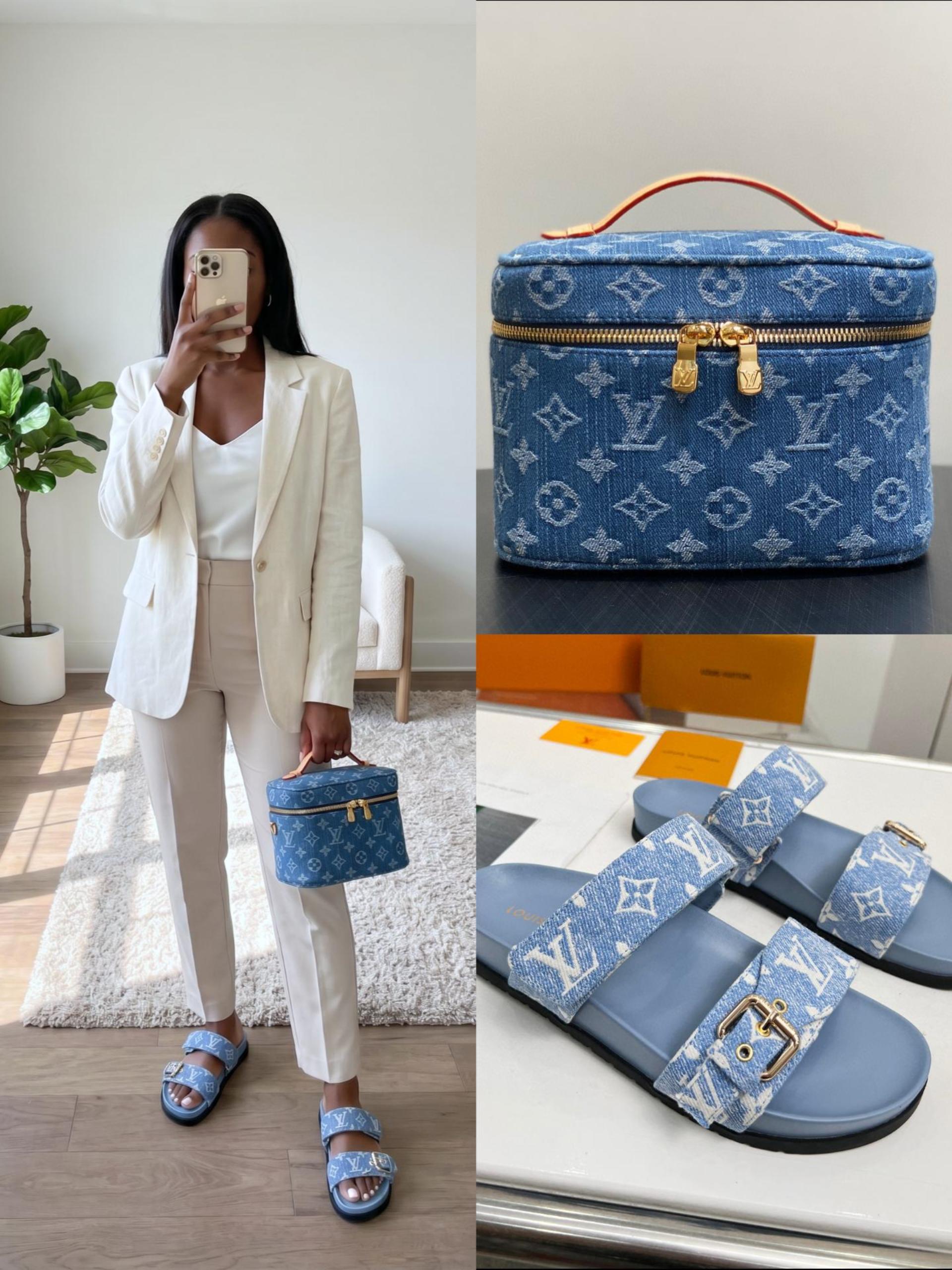 LV Shoes & Bag Set
