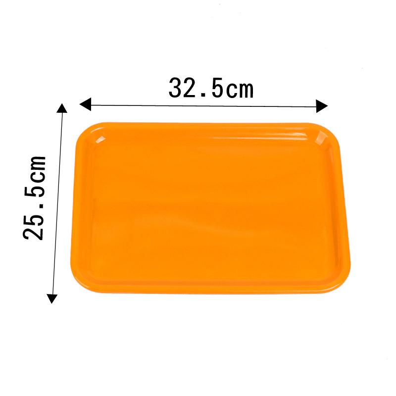 Melamine Simple Yellow Rolling Tray