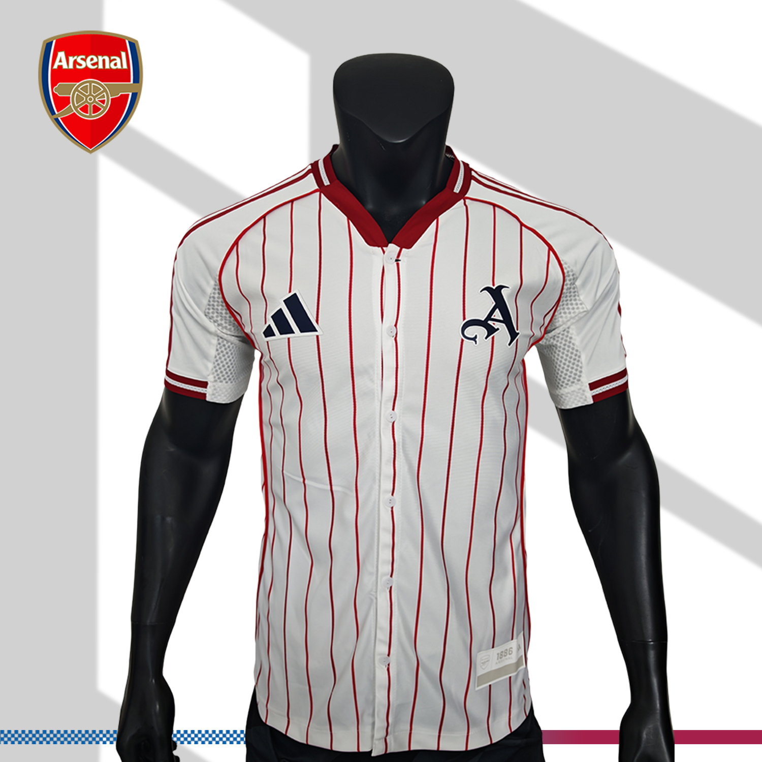 2025/2026 Arsenal Baseball Jersey Football Shirt (Player)