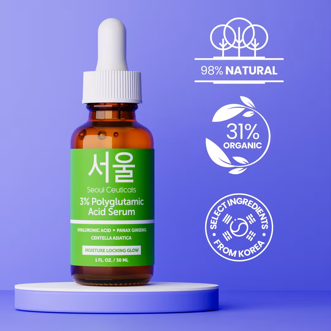 Seoul Ceuticals  Korean Skin Care 3% Polyglutaimic Acid Serum