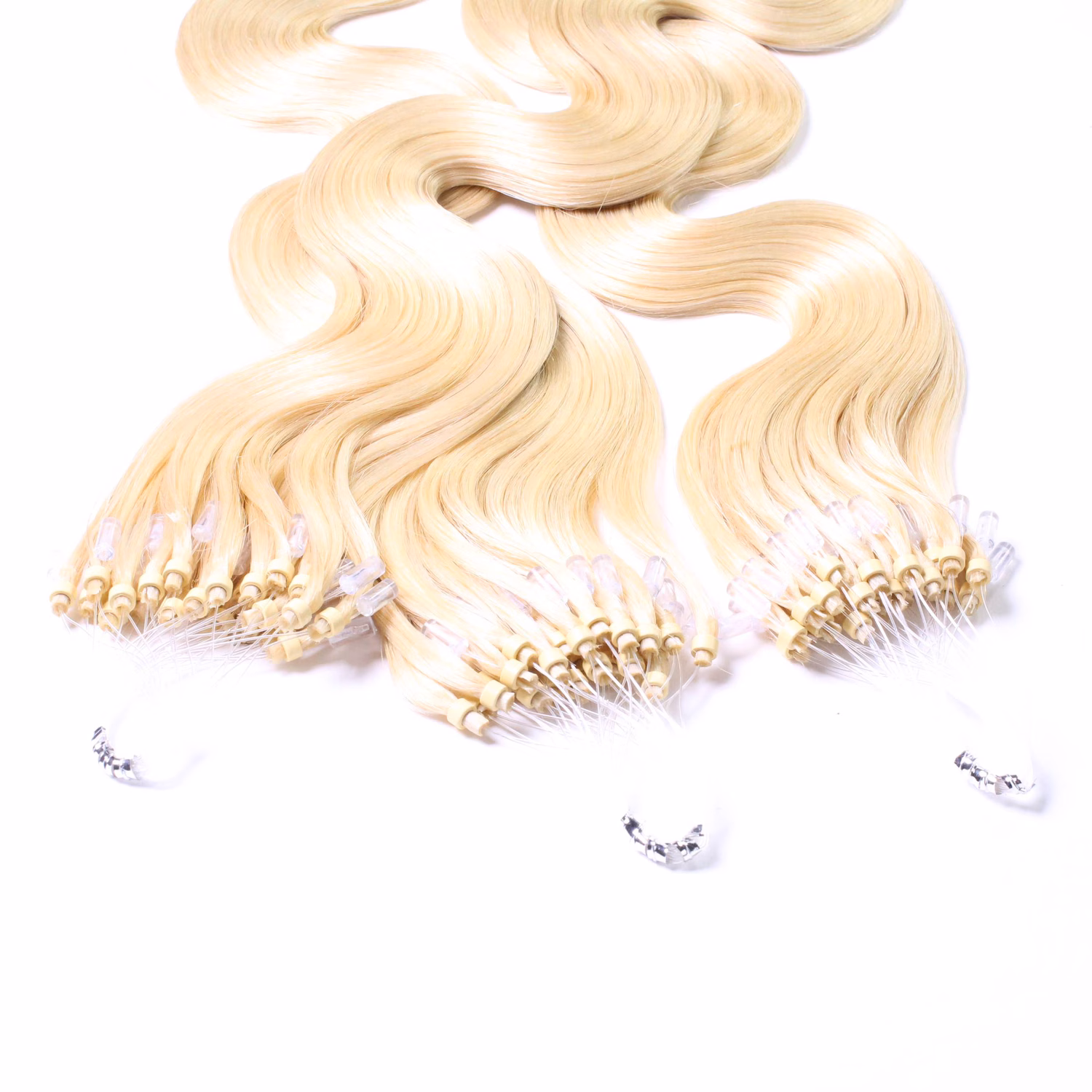 Microring Extensions Echthaar #10/0 Hell-Lichtblond 0.5g