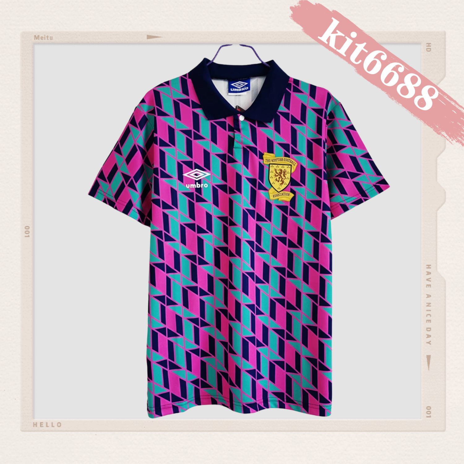 1988/1989 Scotland away football shirt（Retro）
