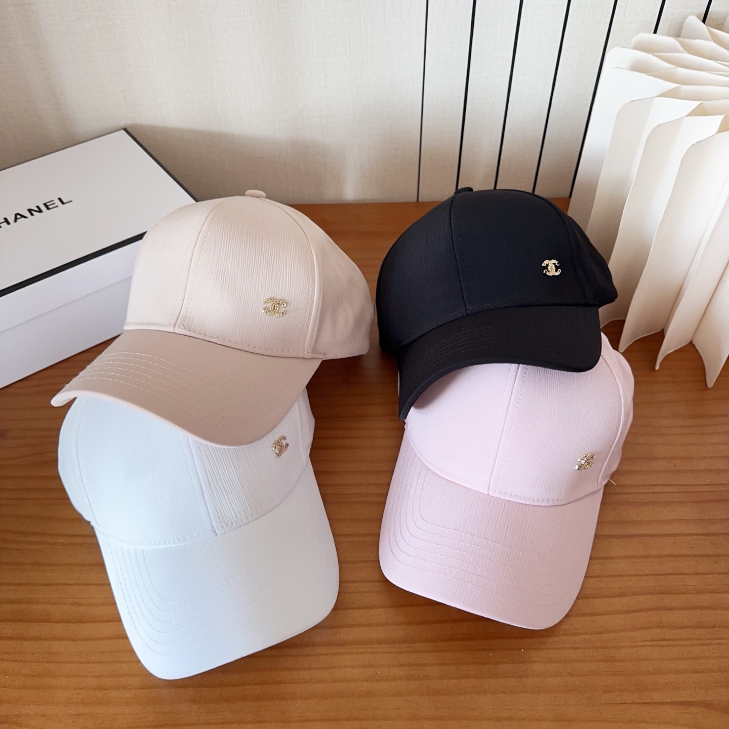 Chanel CC Logo Baseball Cap