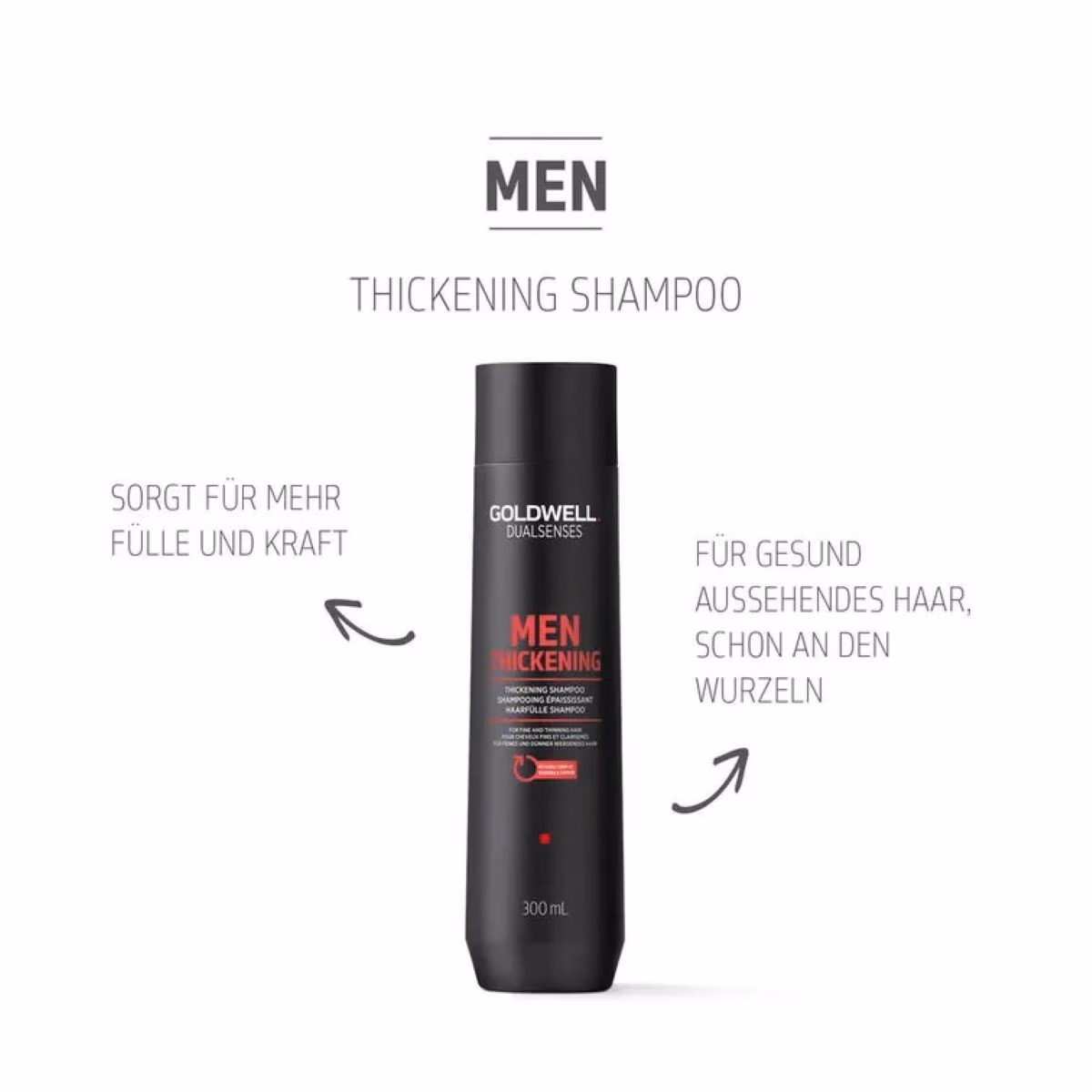 Dualsenses Men Thickening Shampoo 3er Set*