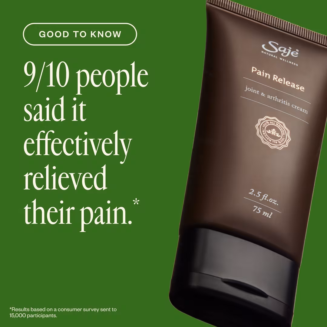 Saje Natural Wellness  Pain Release Joint and Arthritis Cream