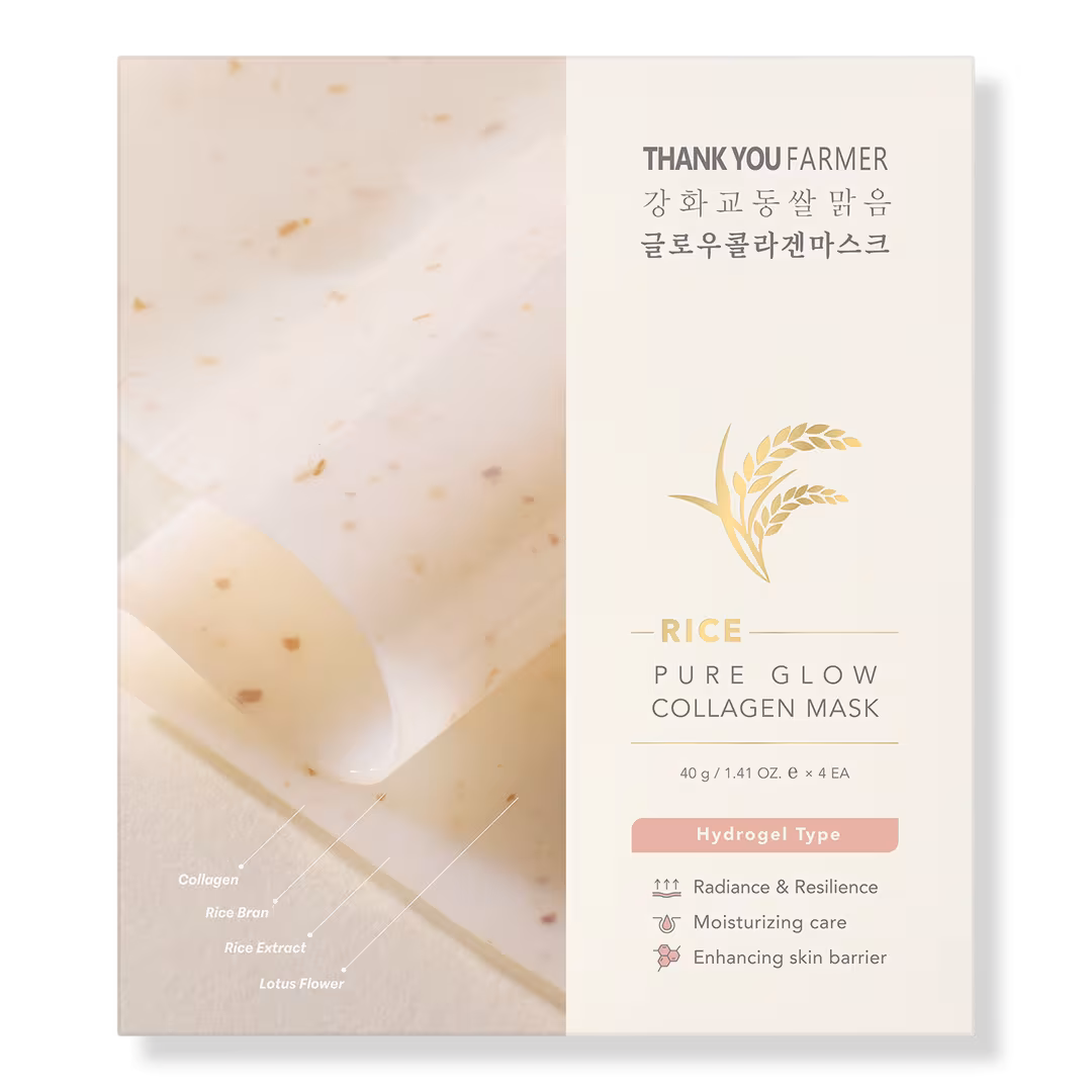 Thank You Farmer  Rice Pure Glow Collagen Mask