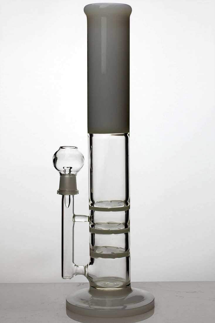 13 Ghost 2-in-1 Triple Flat Honeycomb Bong