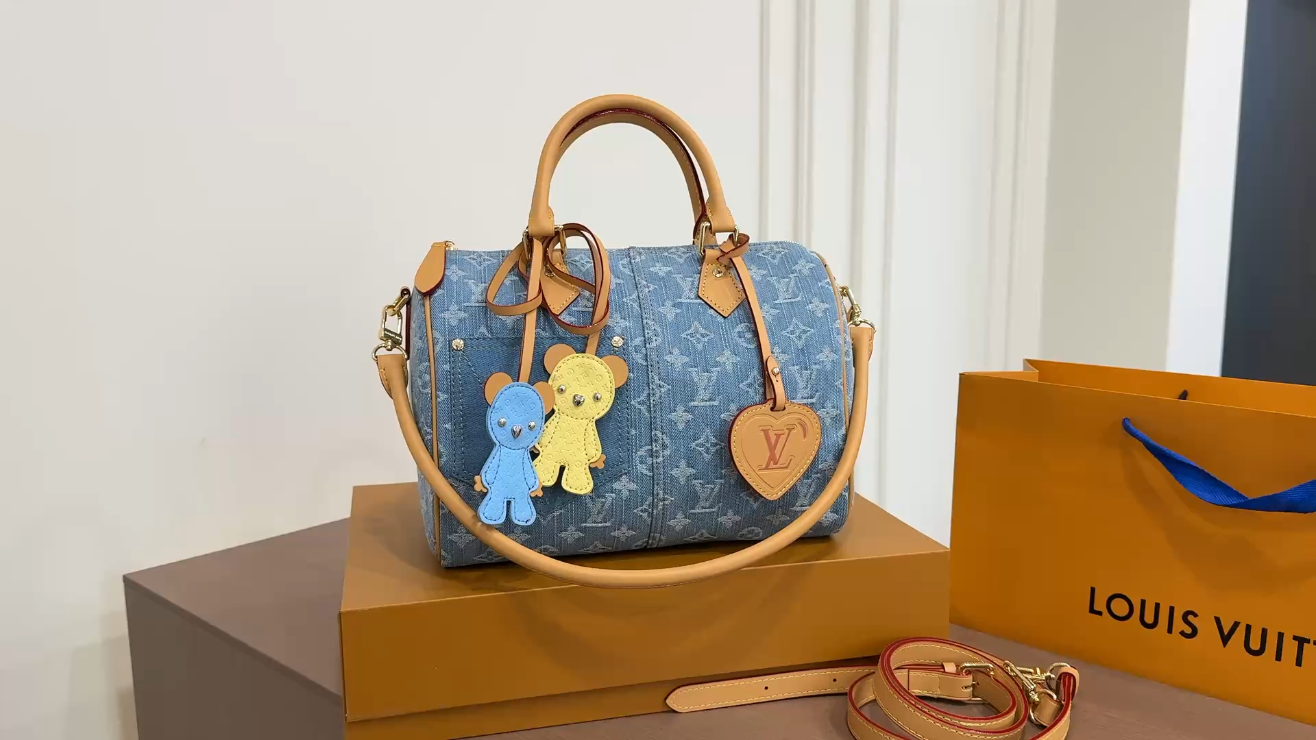 LV Speedy Soft 30 Monogram Denim Bag
