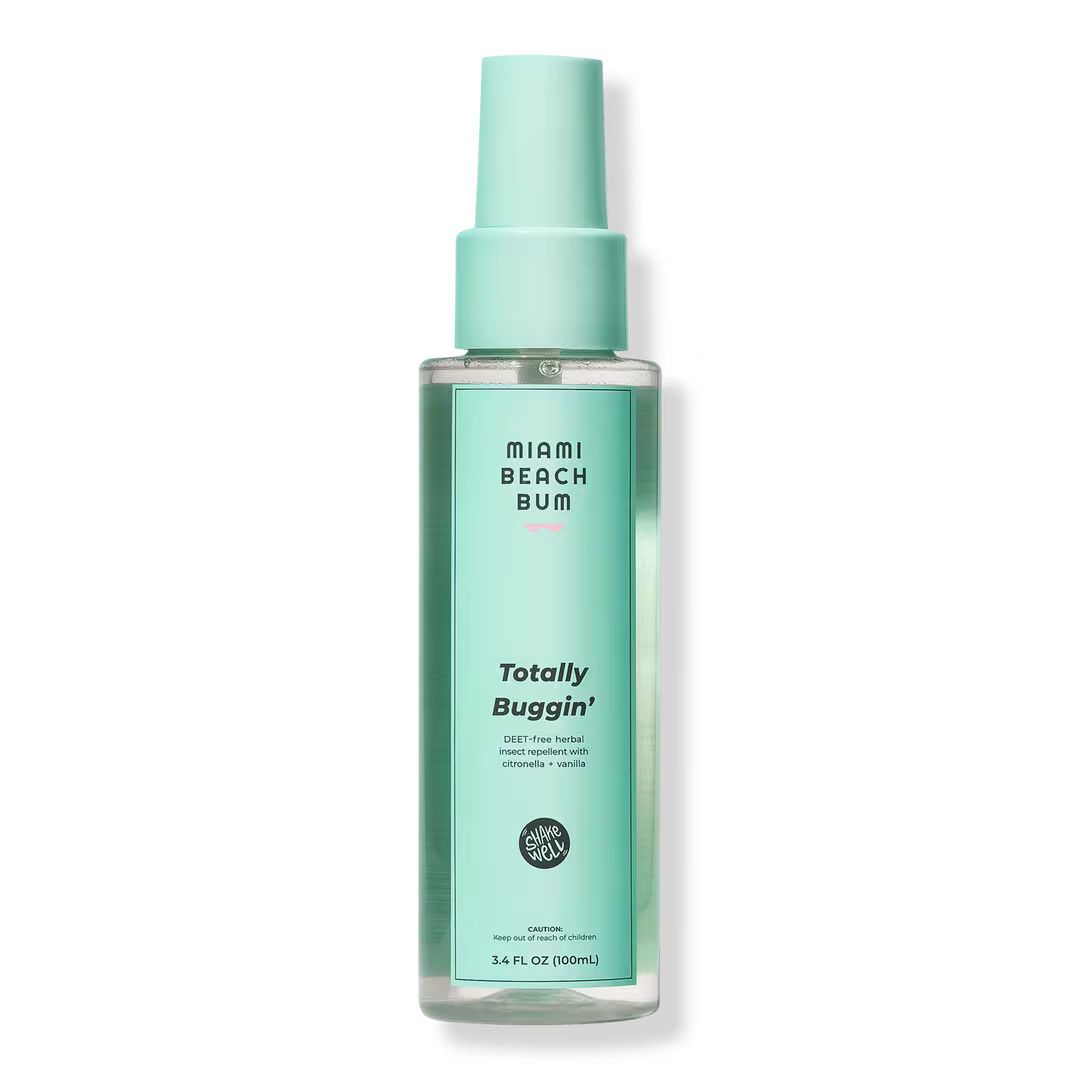 Miami Beach Bum  Totally Buggin' Natural Bug Spray - DEET-Free Mosquito Repellent
