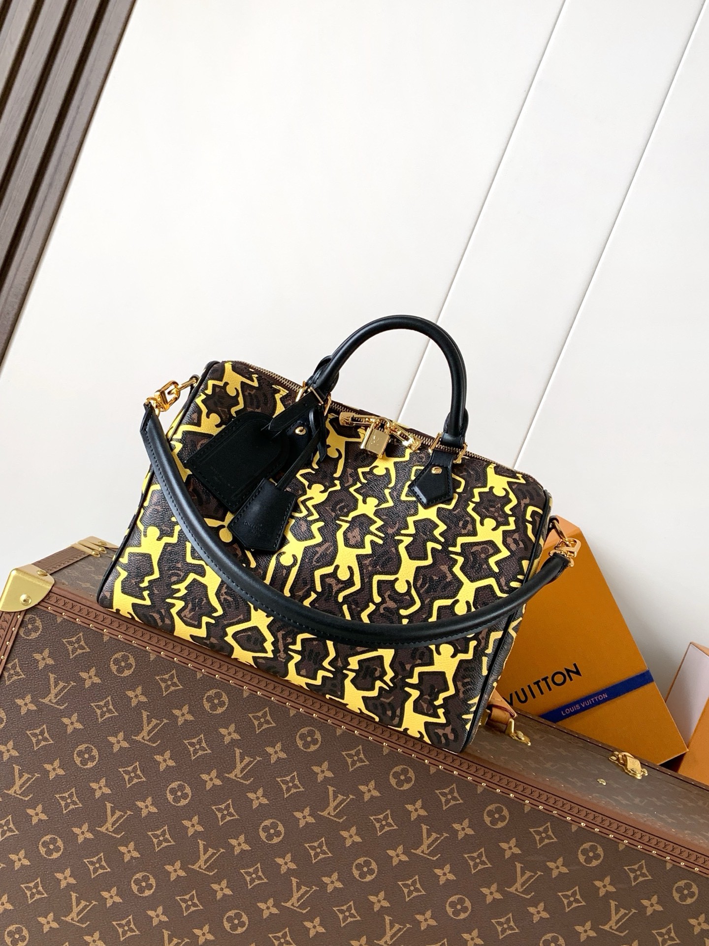 LV x Keith Haring Speedy Bandouliere 30 Bag