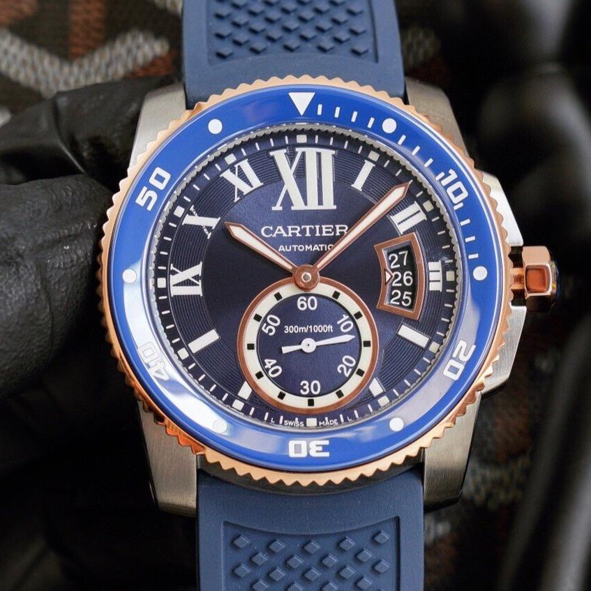 Cartier Watch CALIBRE DIVER 42 BLUE STAINLESS STEEL