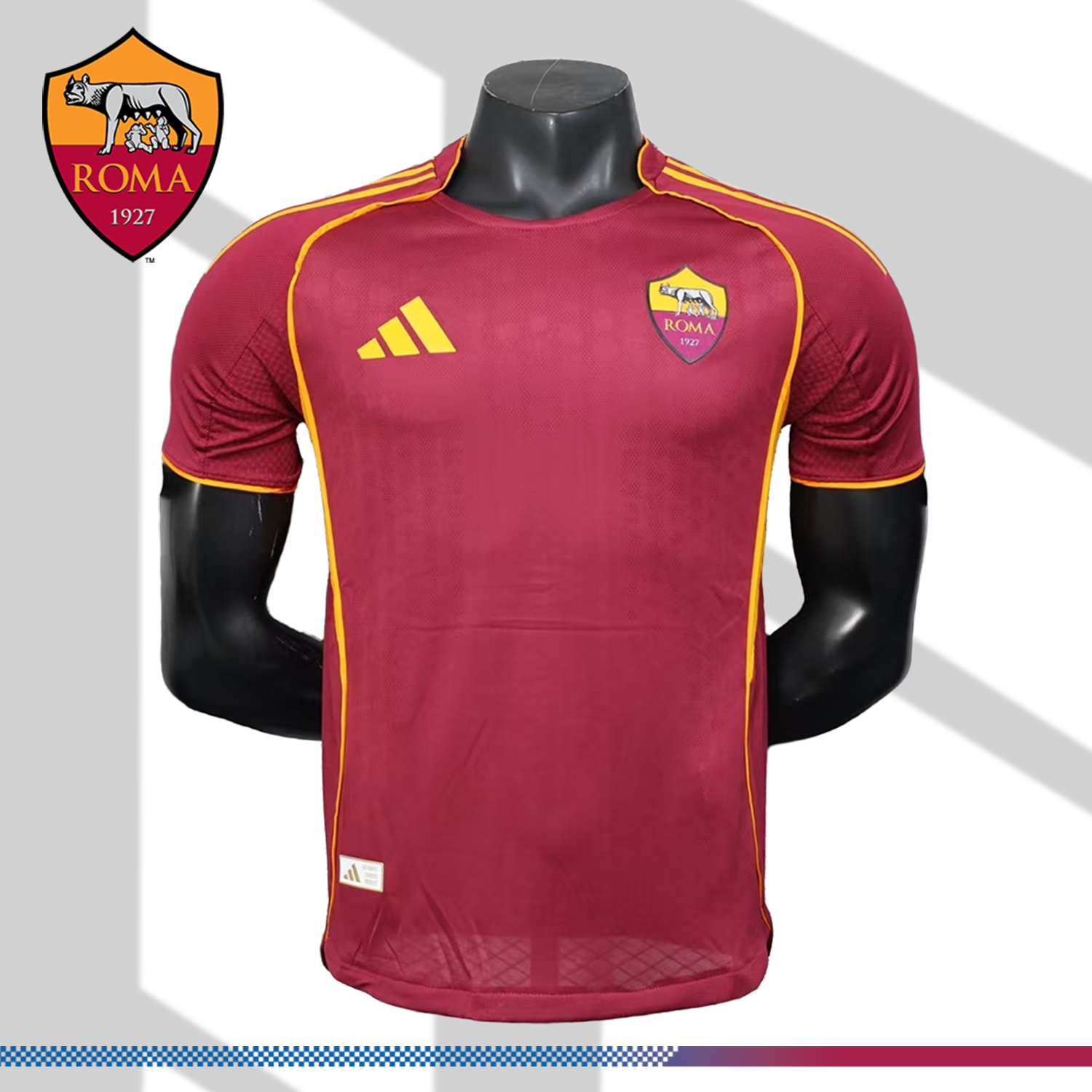 2025/2026 Roma Home Football Shirt (Player Edition)