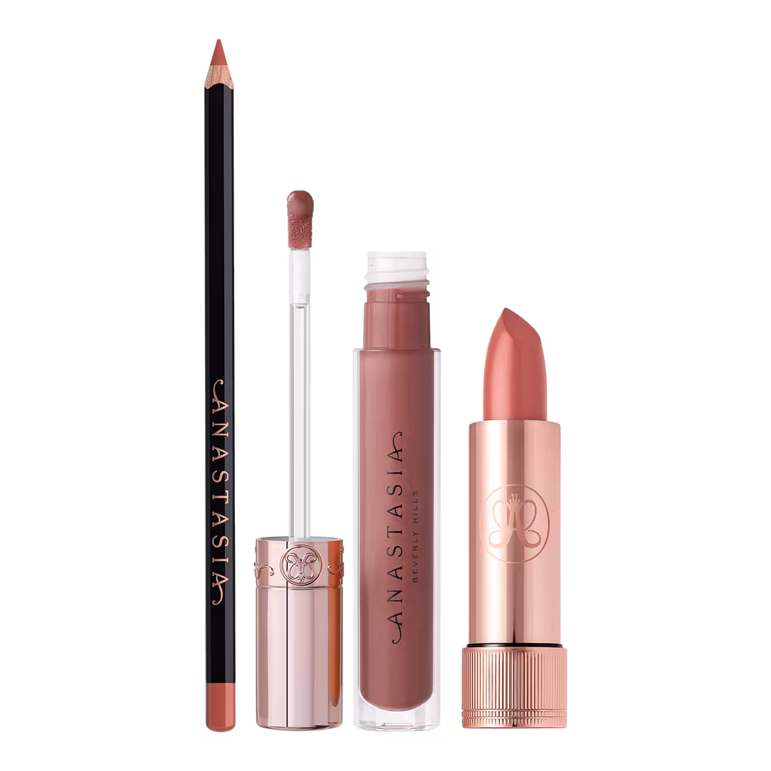 Anastasia Beverly Hills  Completely Rose – Limited Edition 3-Piece Lip Set