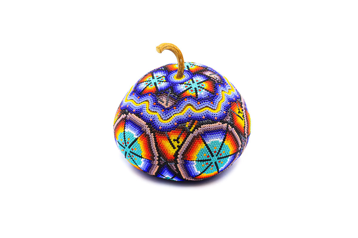 Bule Calabaza Grande - Obra de Arte Huichol