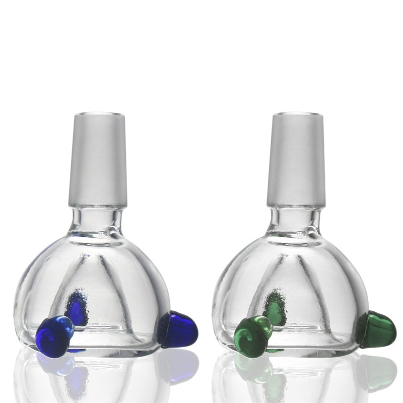 14mm/18mm Male Clear Glass Bong Bowl