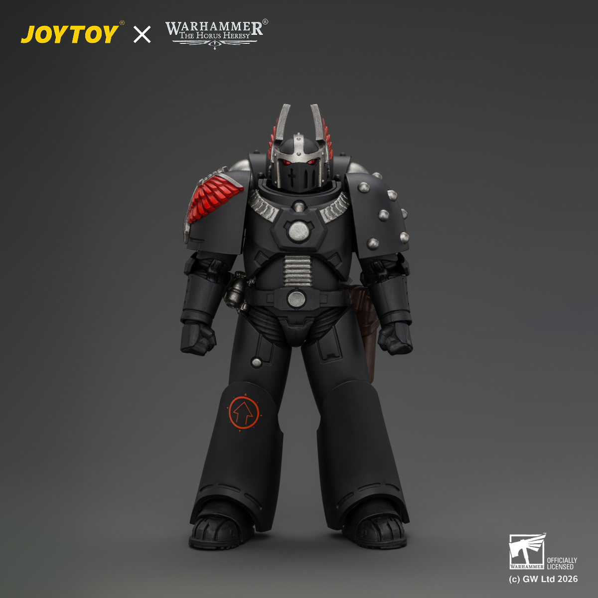 JOYTOY JT05138 Warhammer The Horus Heresy 1:18 Dark Angels MKVI Tactical Sergeant with Power Sword and Plasma Pistol - JOYTOY WORLD