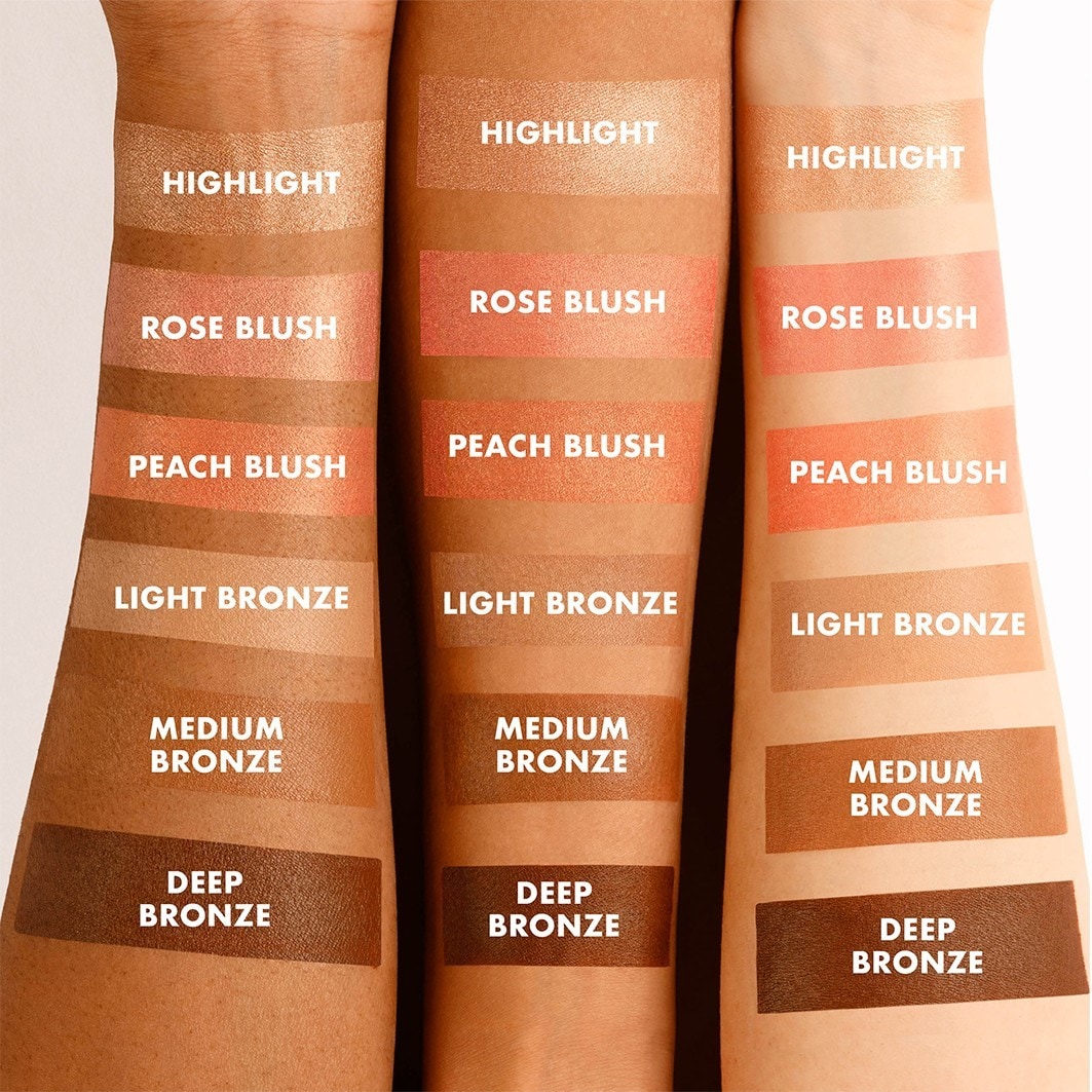 Multi-Use Cream Blush, Bronze and Highlight Palette