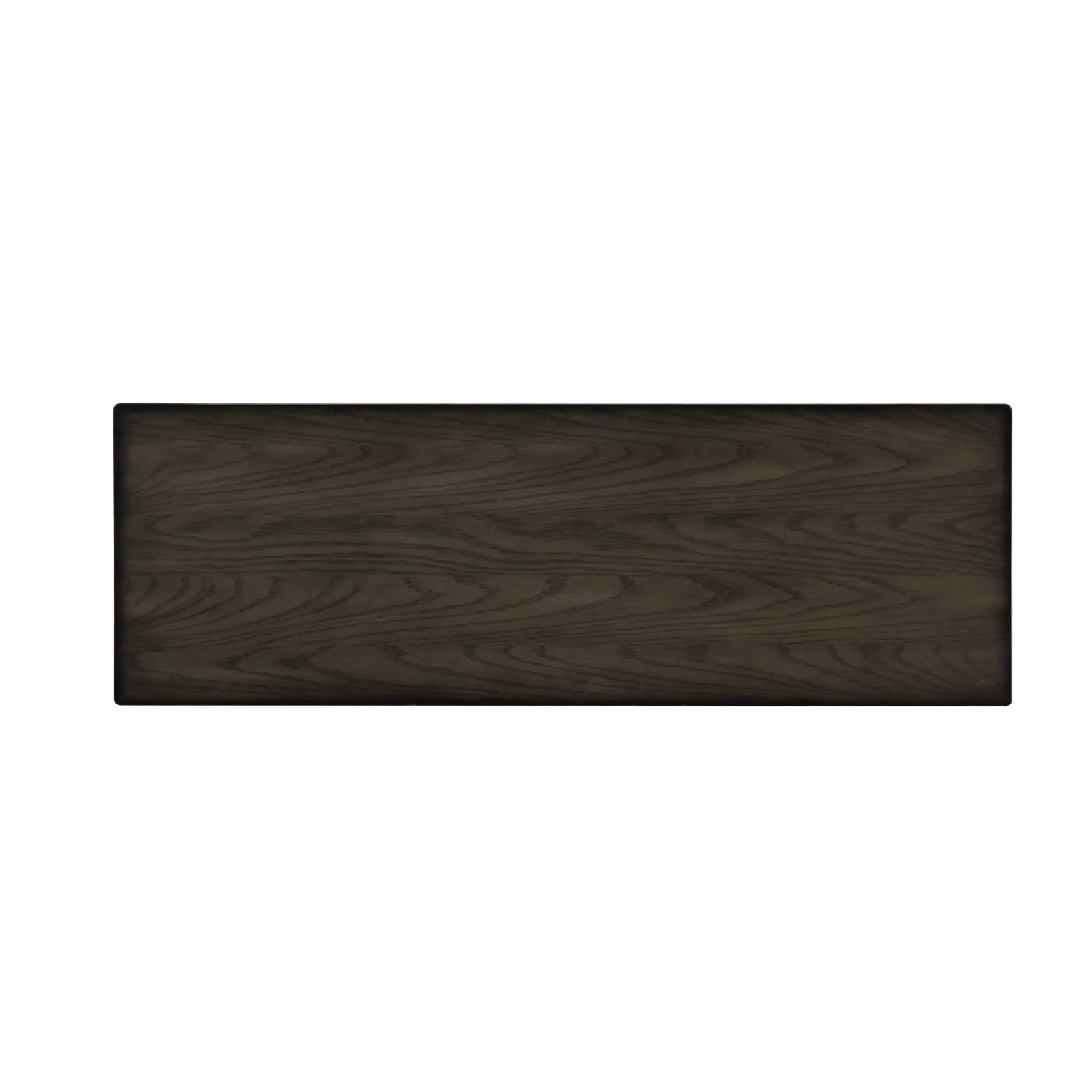 Powell Willow Farmhouse Dining Bench, Burnished Smoke and Distressed Teal Blue
