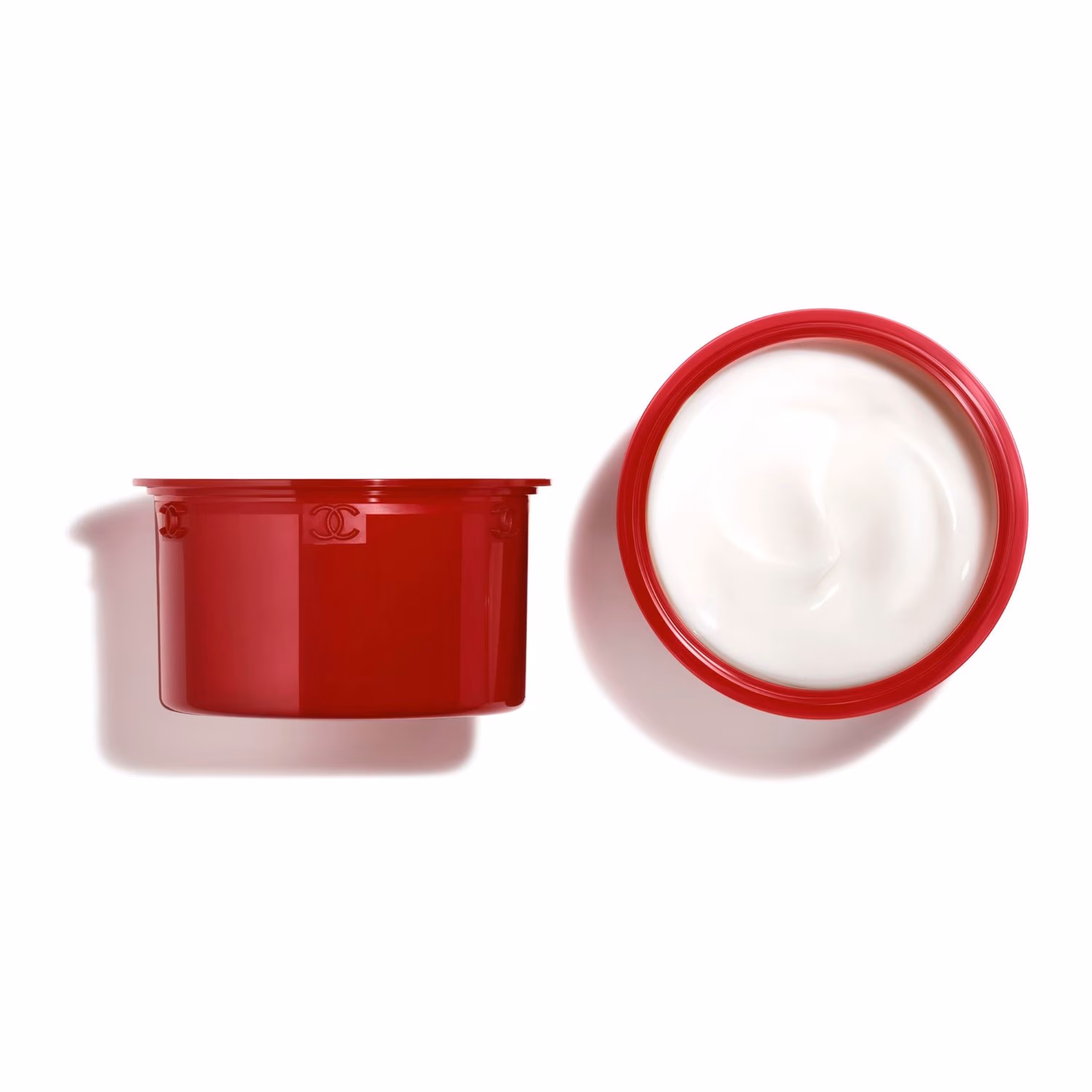 CREME MIT ROTER KAMELIE