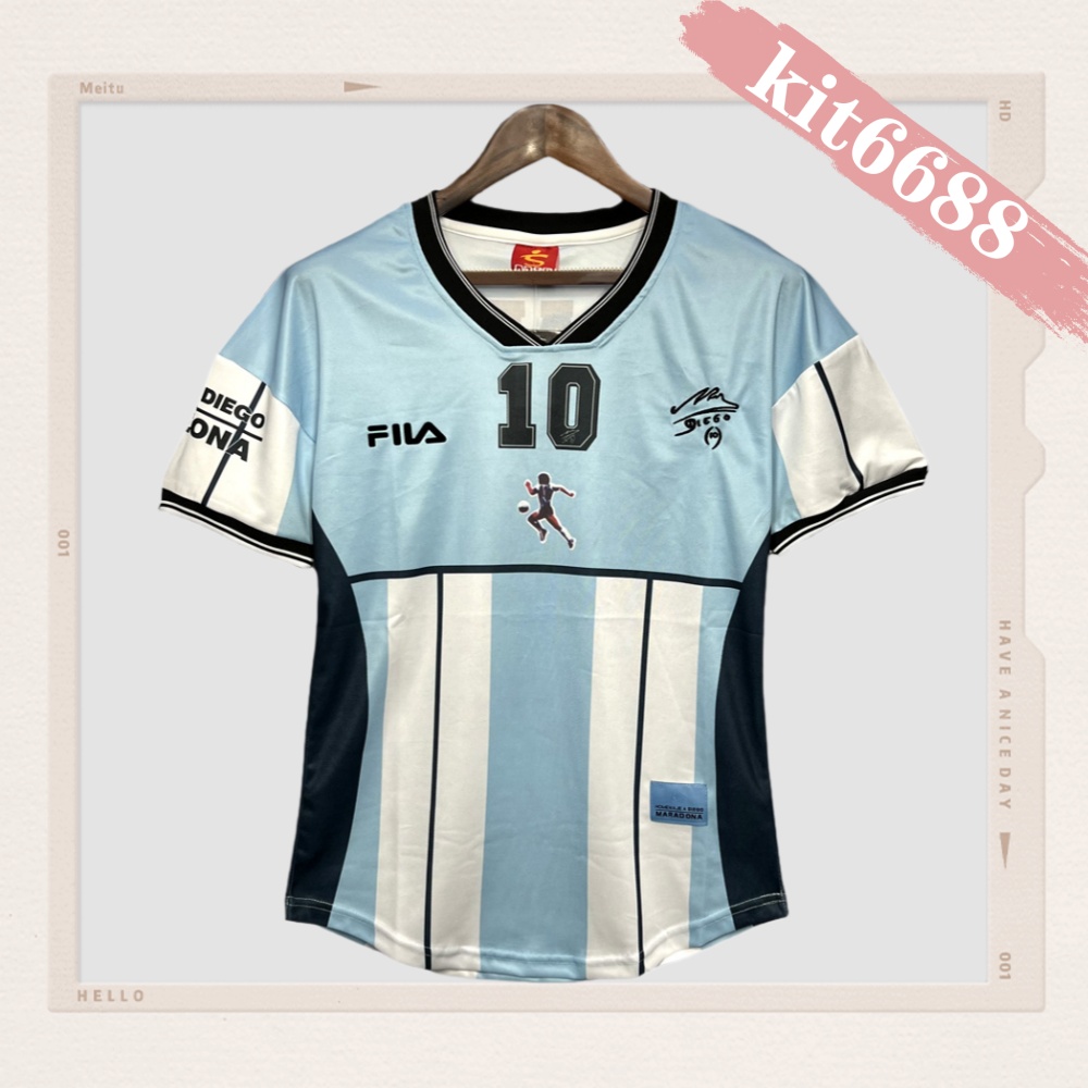 2001 Argentina Diego Maradona commemorative jersey