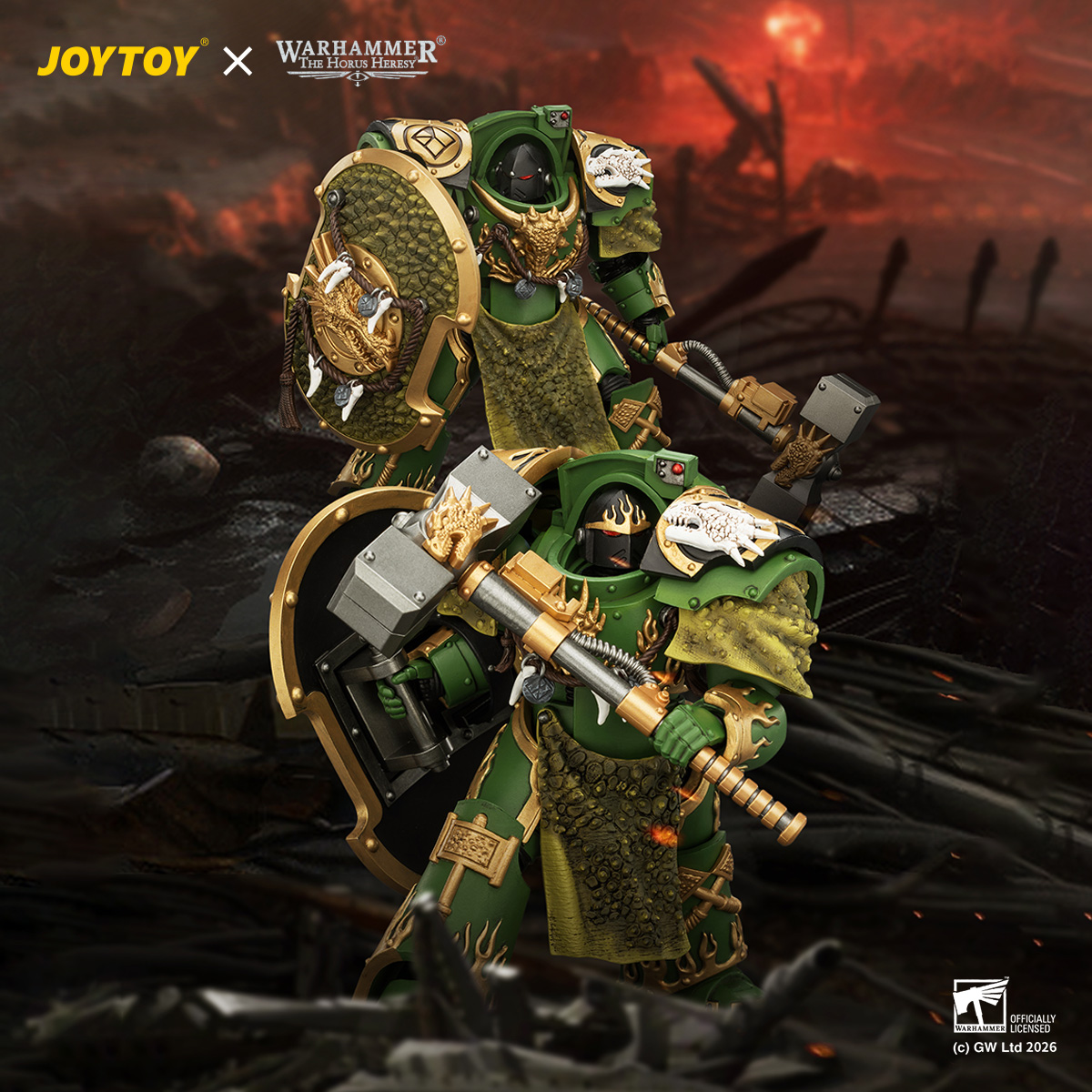 JOYTOY Warhammer The Horus Heresy 1:18 Salamanders Firedrake Terminators - JOYTOY WORLD