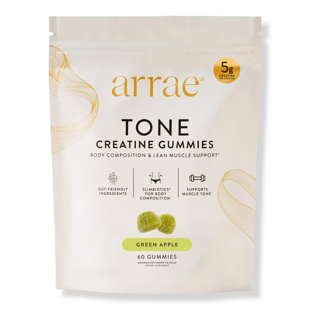 arrae  Tone: Creatine Body Composition Sour Green Apple Gummies
