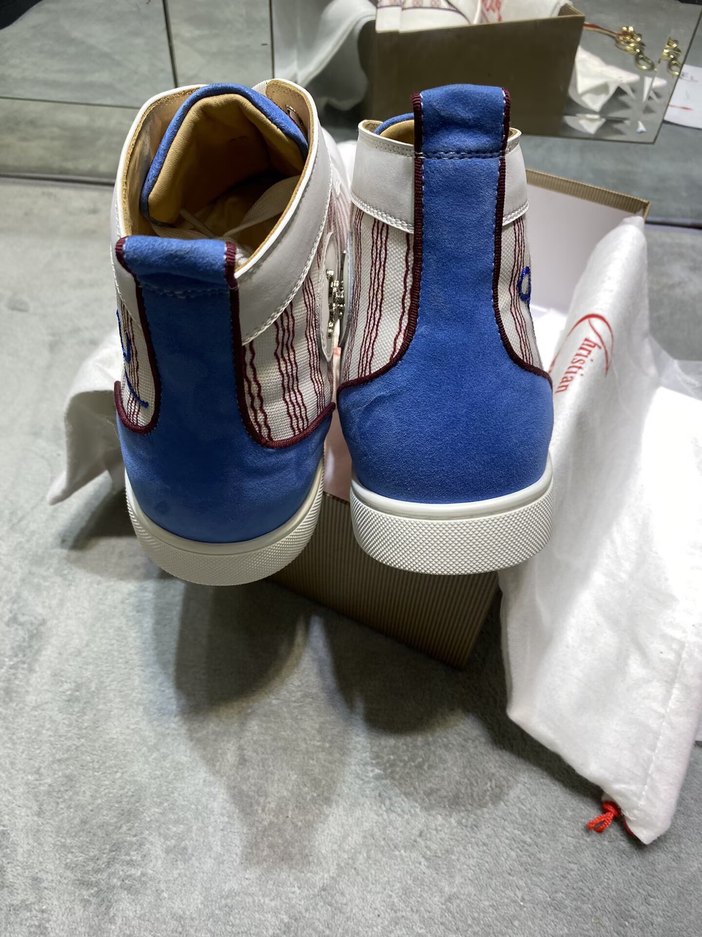 Christian Louboutin Red bottom High-Top - CCSHOES