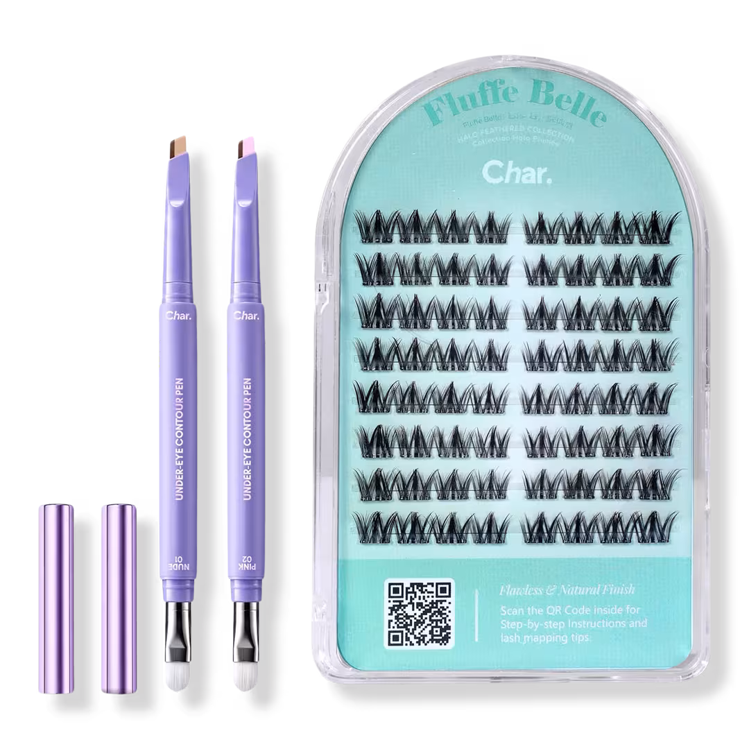Char Cosmetics  Duo Definition Set – Under Eye Contour Pen + Fluffe Belle Lash