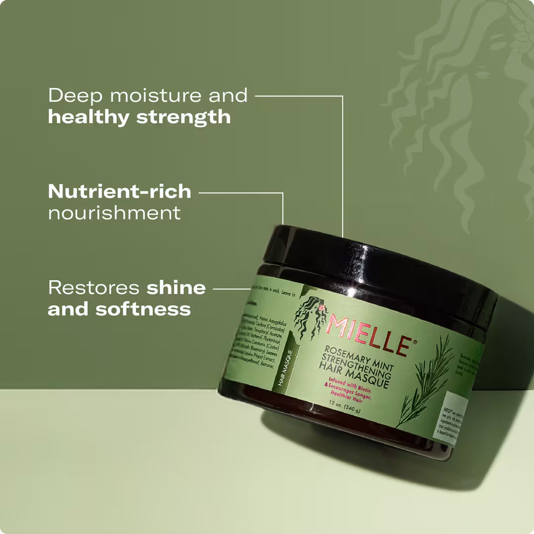 Mielle  Rosemary Mint Strengthening Hair Masque