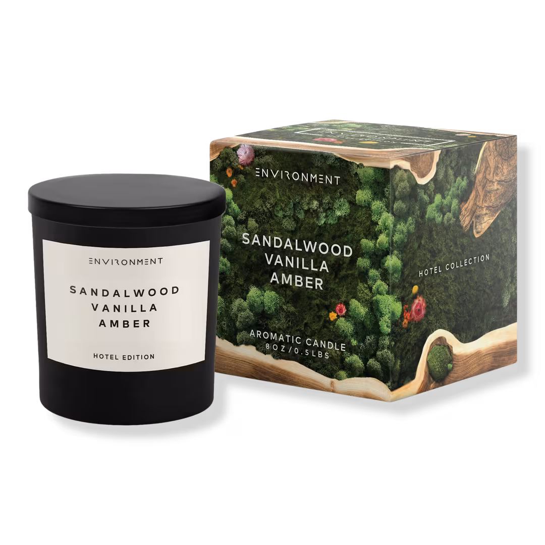 ENVIRONMENT  Sandalwood Vanilla Amber Aromatic Candle