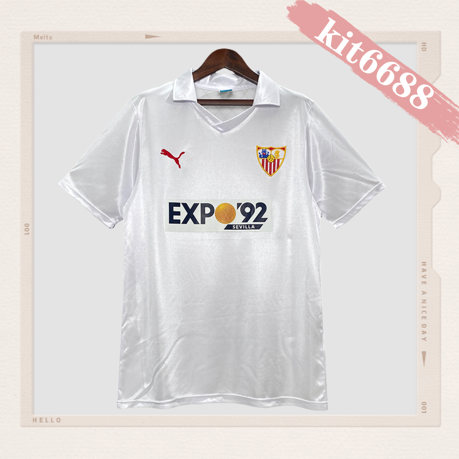 1987/1990 Sevilla Retro Football Jersey