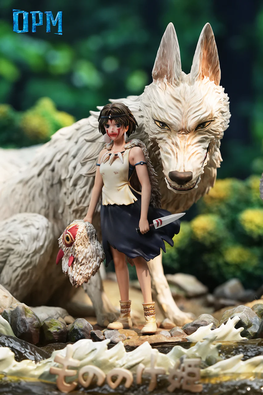 Studio Ghibli - Princess Mononoke | Resin Statue | by OPM Studio