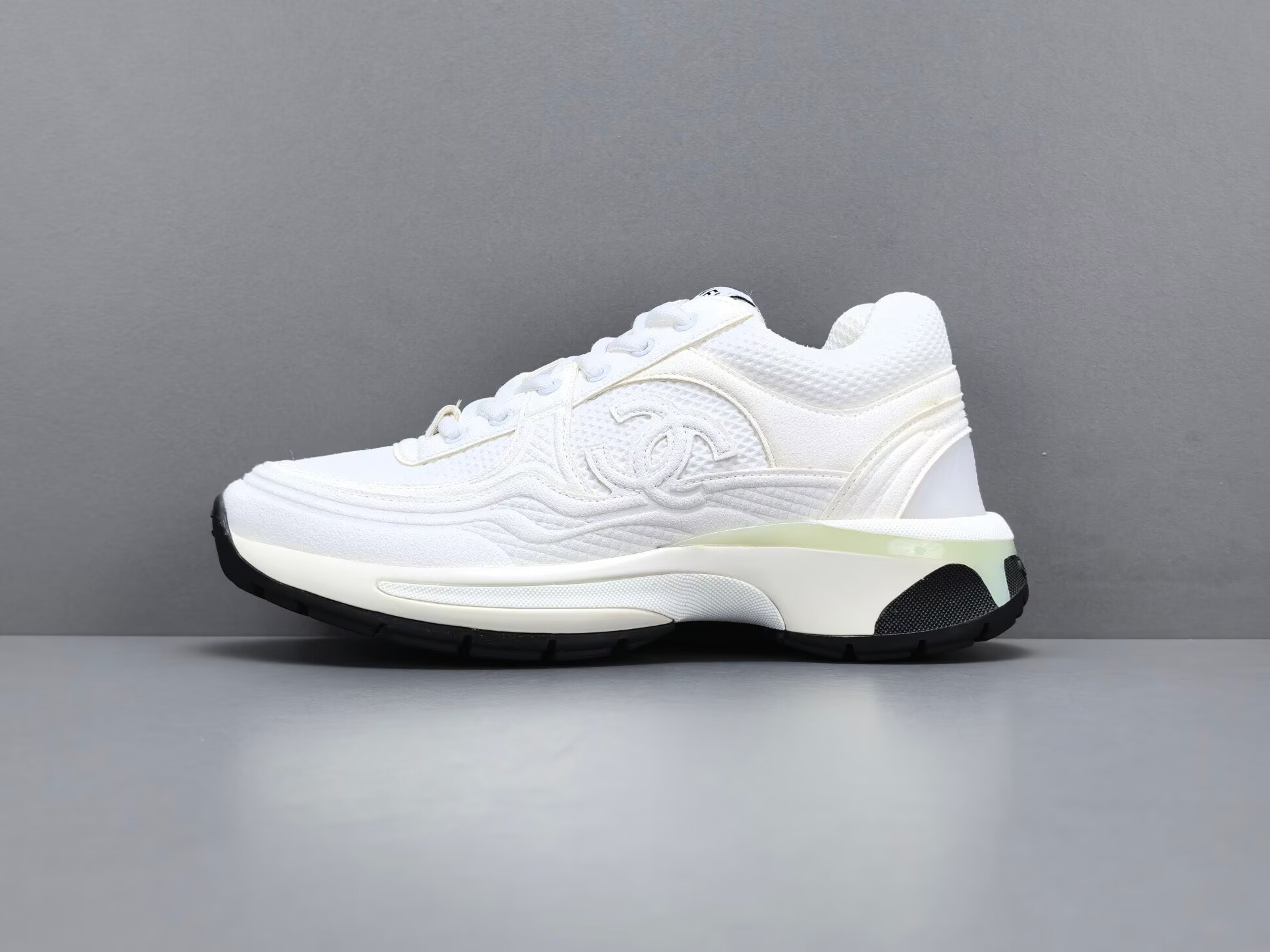 CHNE1 Leather Low Top Sneakers - CCSHOES