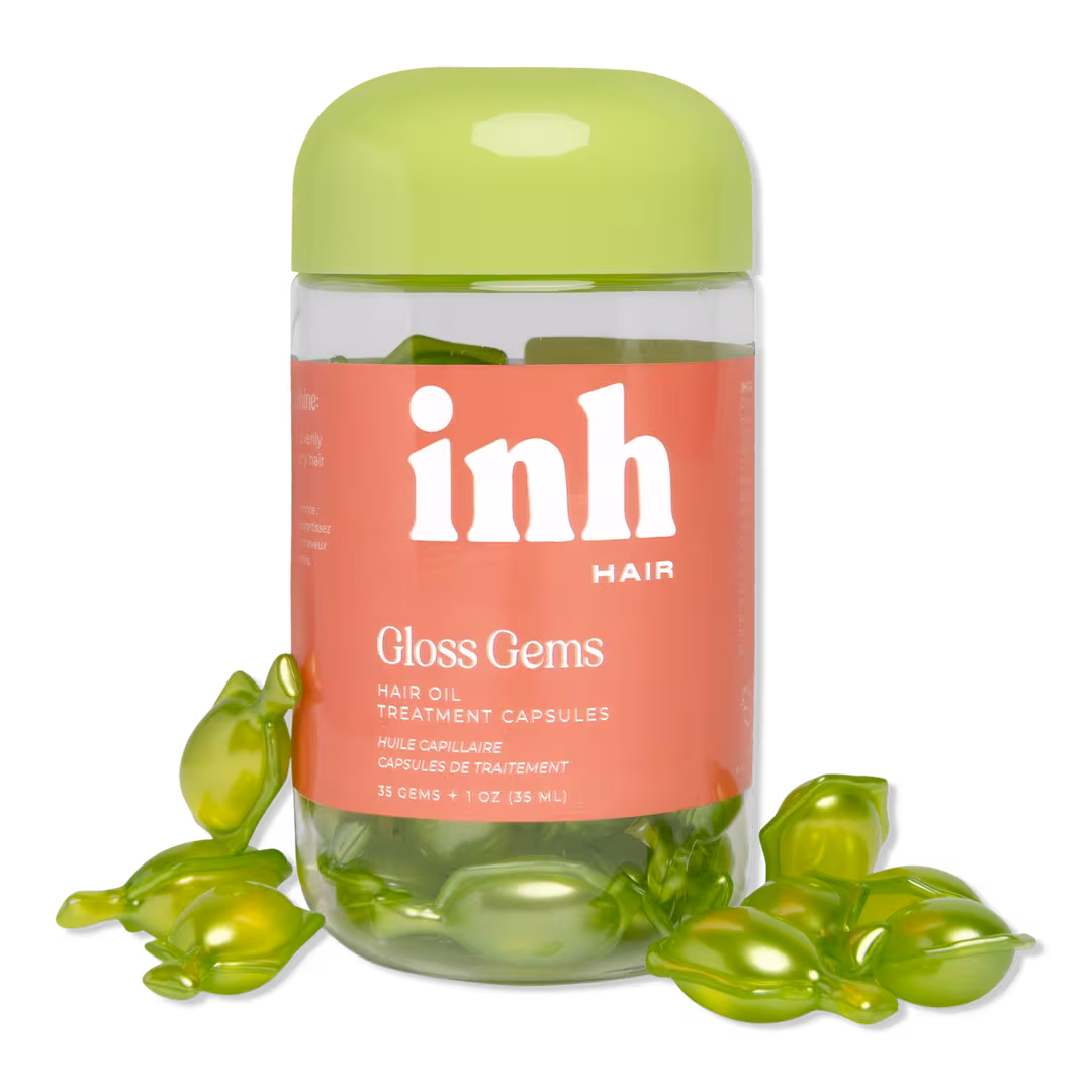 inh HAIR  Gloss Gems Hair Oil Treatment Capsules