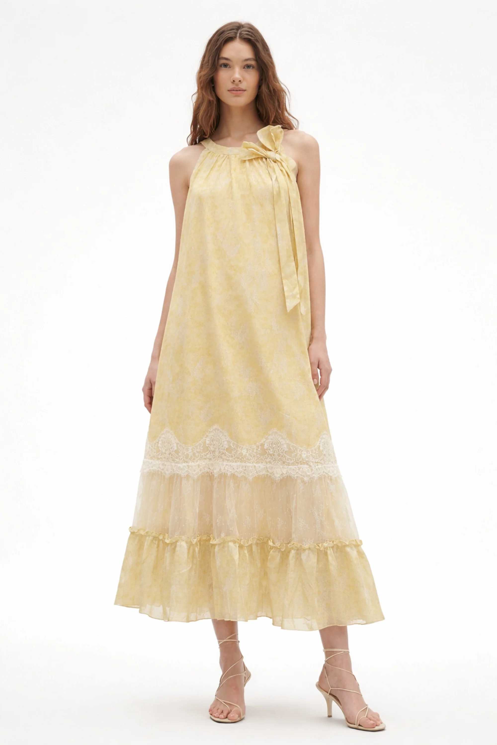 Lemon Chantilly Dress