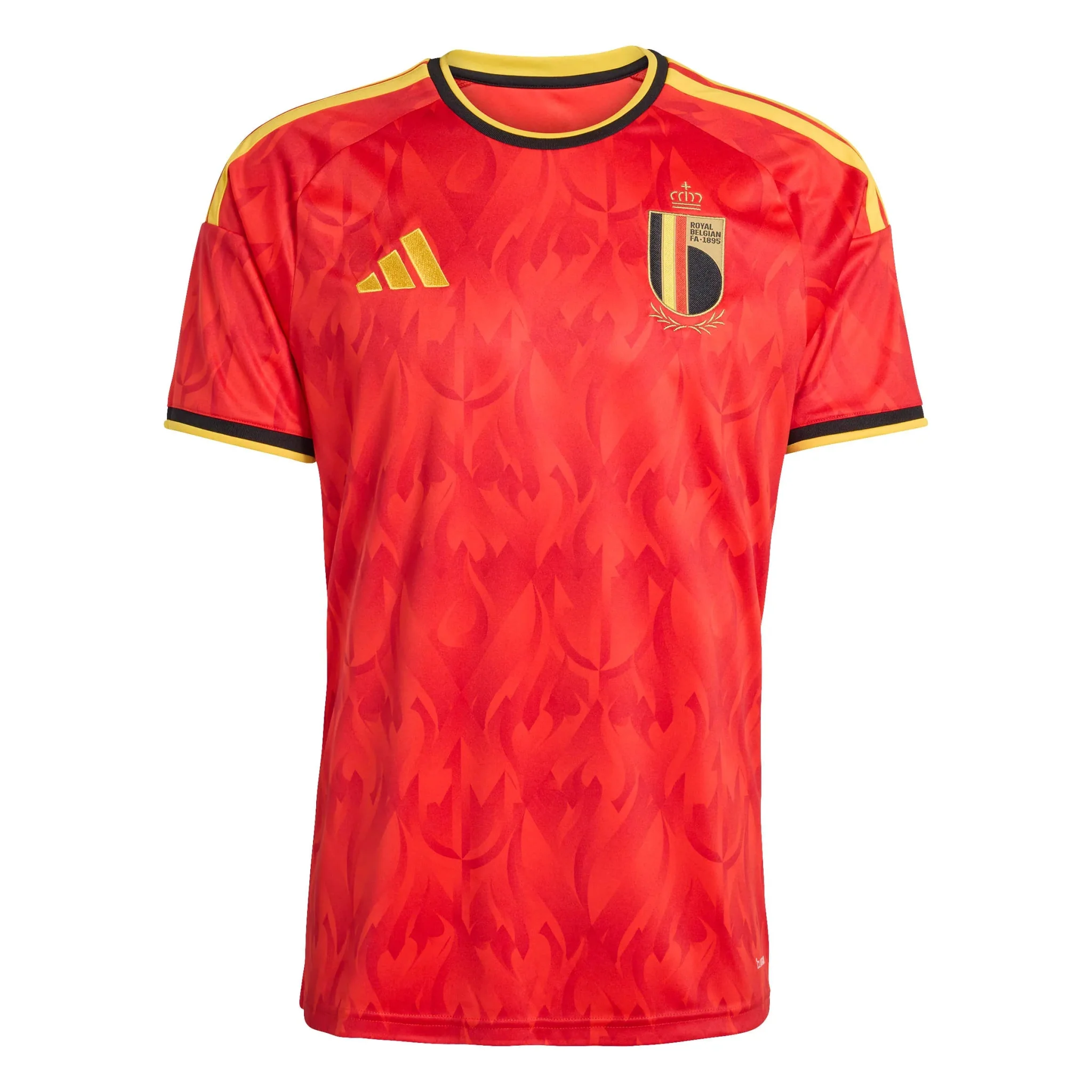 adidas 2026 Belgium Men's Stadium Home Soccer Jersey