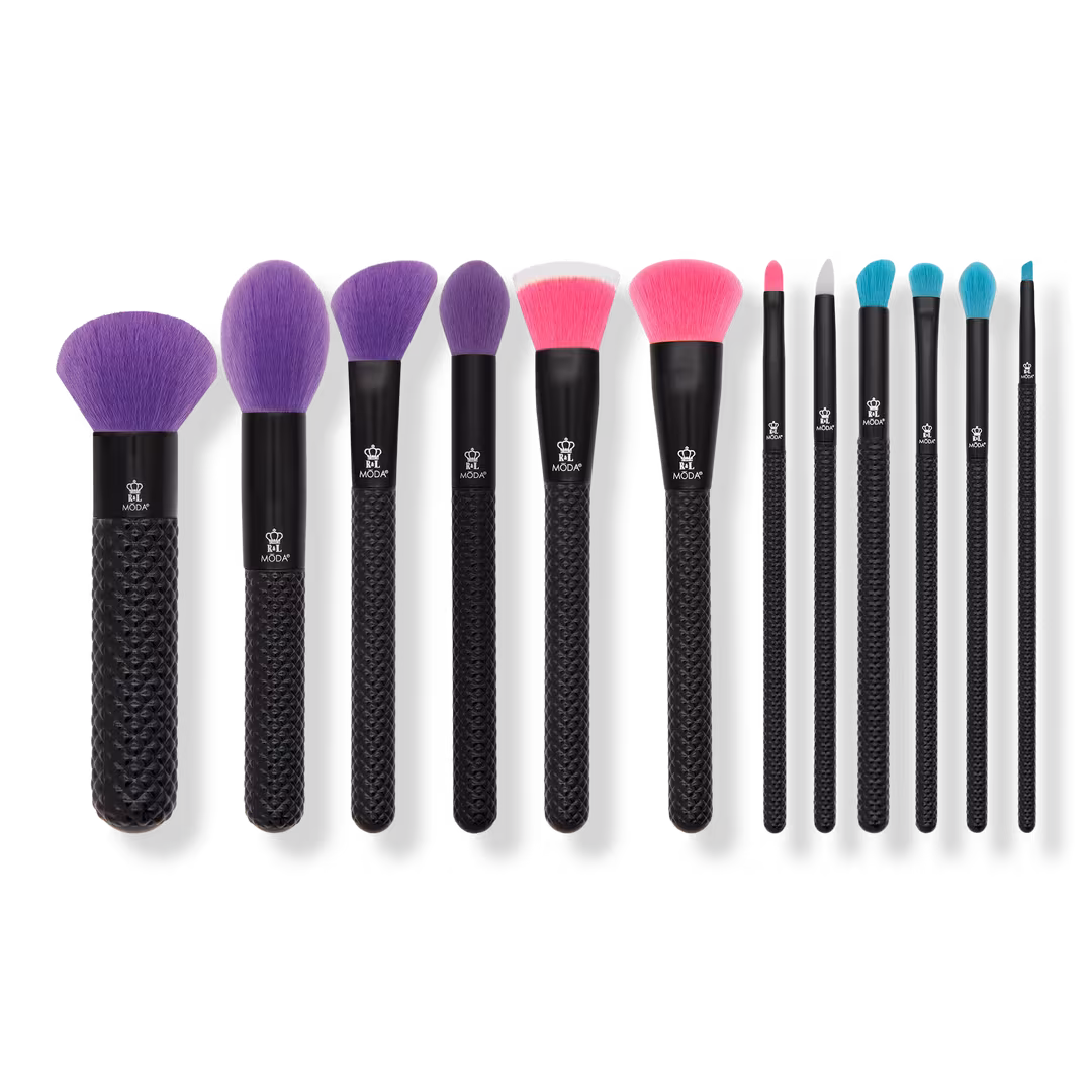 MŌDA  Neon Nights Makeup Brush Bundle
