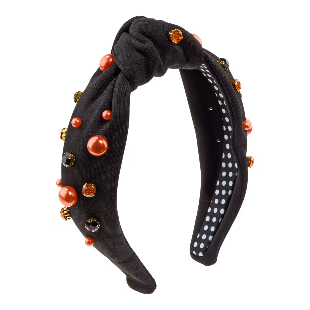 Conair Accessories  Halloween Black Embellished Wrap Headband