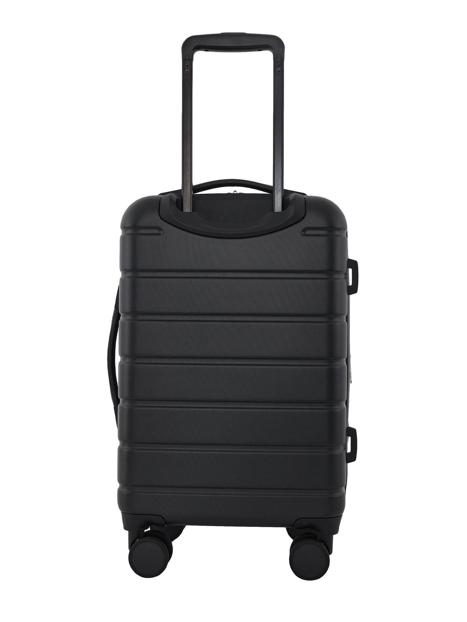 Wrangler 4-Piece 8-Wheel Expandable Hard Side Trunk-Style Luggage Set - Black