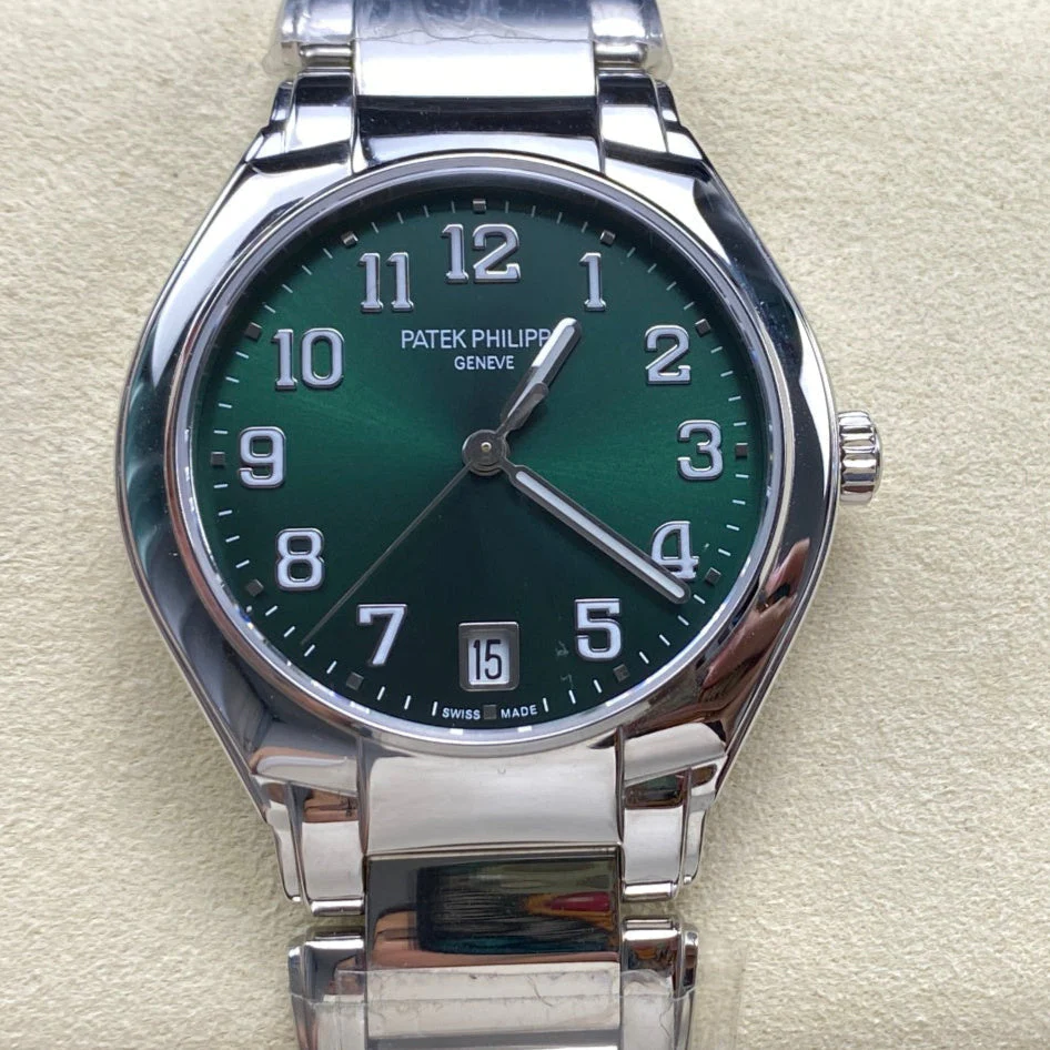 PATEK Twenty-Four 36mm Silver Dark Green Dial Watch