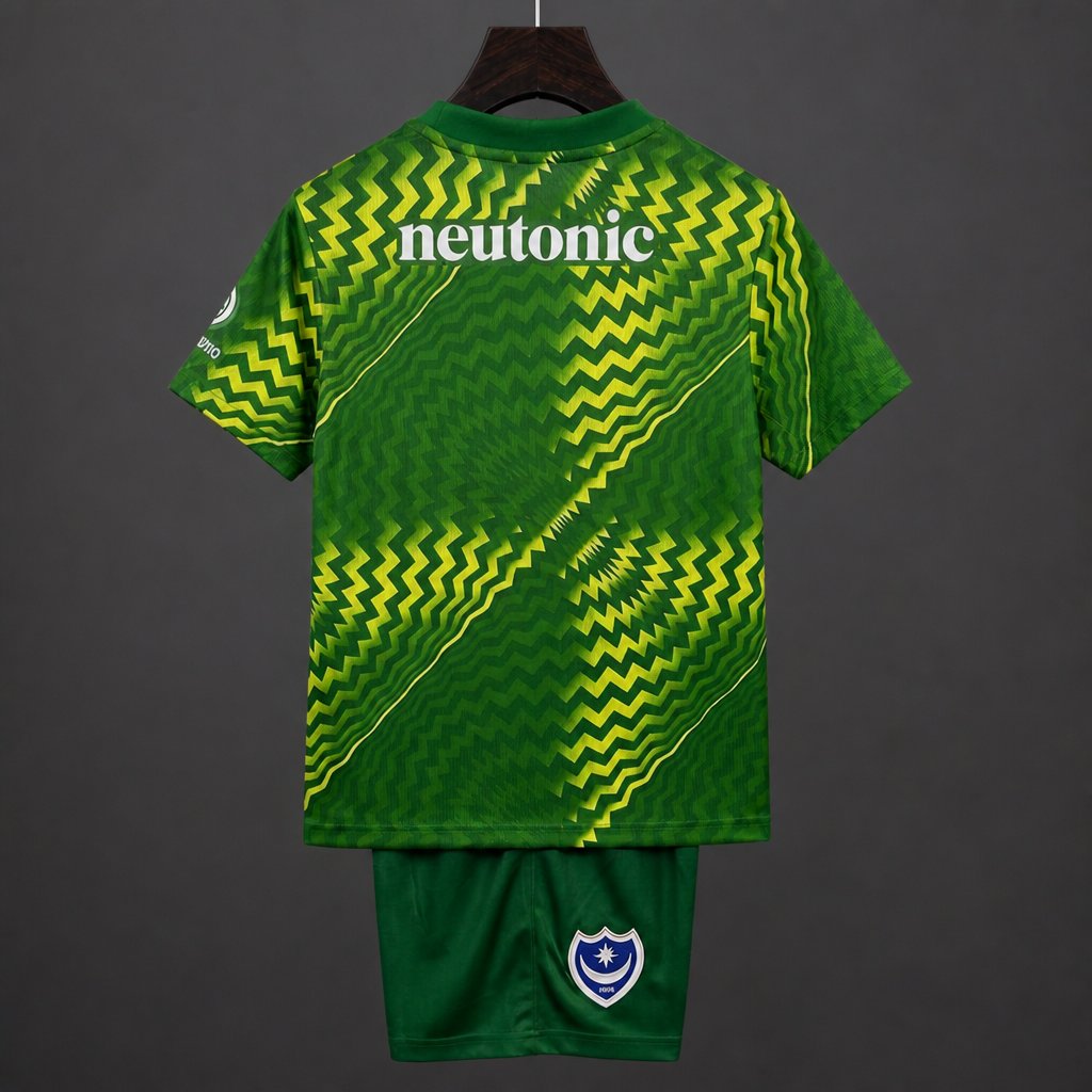 2026/2027 Portsmouth Goalkeeper Football Shirt (Kids Kit socks）