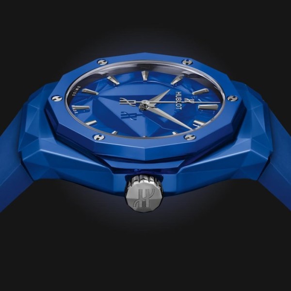 Replica Hublot Classic Fusion Men Automatic Blue Rubber Watch 550.ES.5100.RX.ORL21
