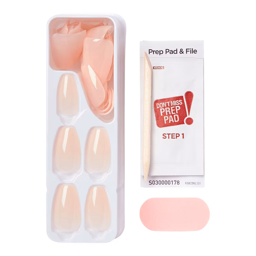 Kiss  Impress Color Medium Coffin Press On Nails, Serendipity
