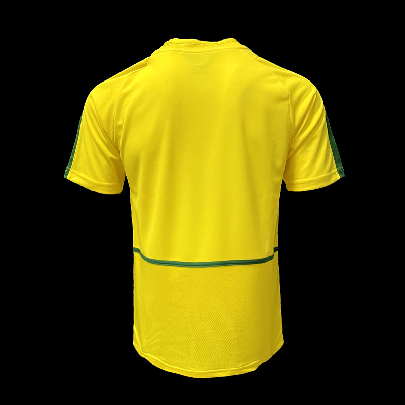 2002 Brazil Home Retro Football Shirt