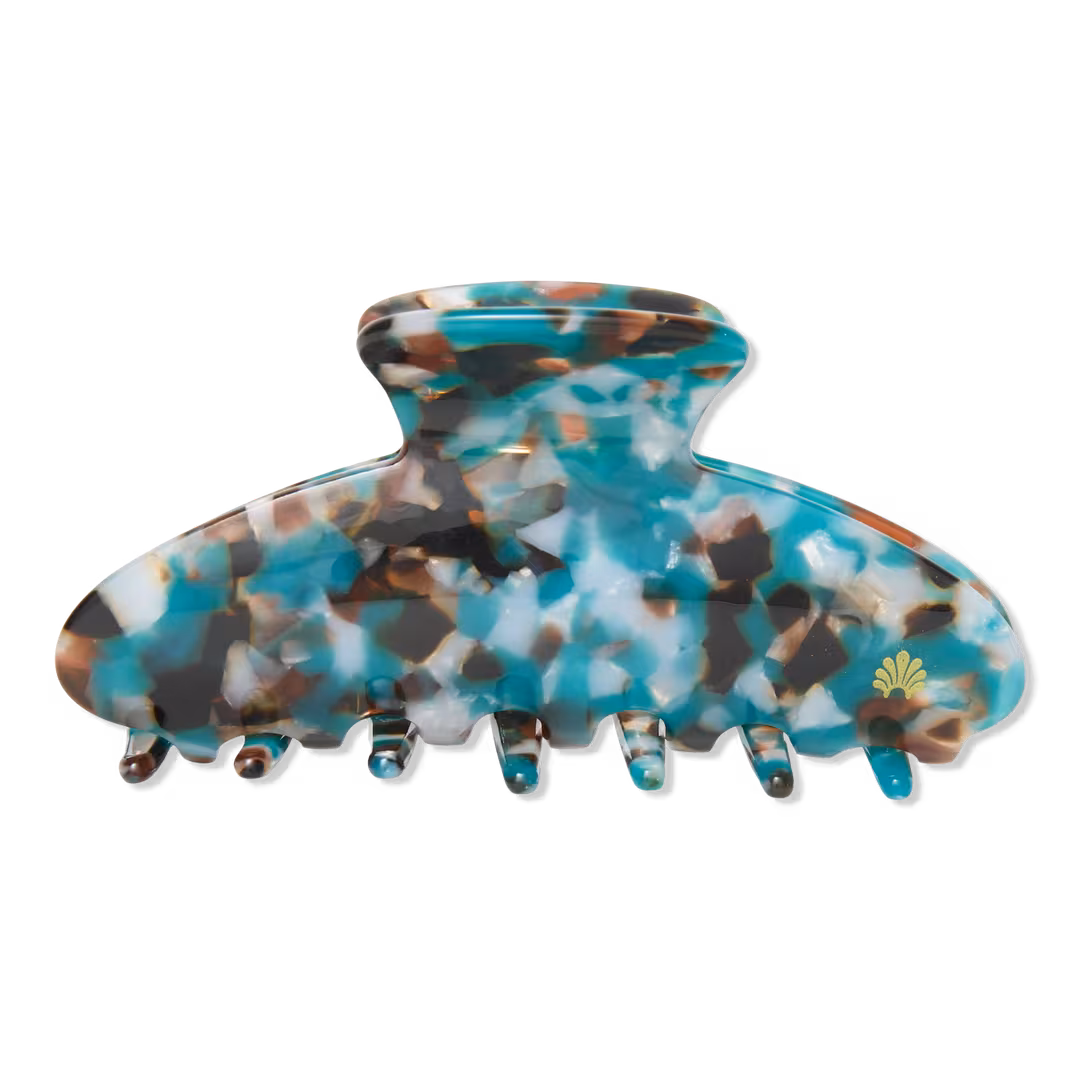 Lele Sadoughi  Peacock Tortoise Large Claw Clip