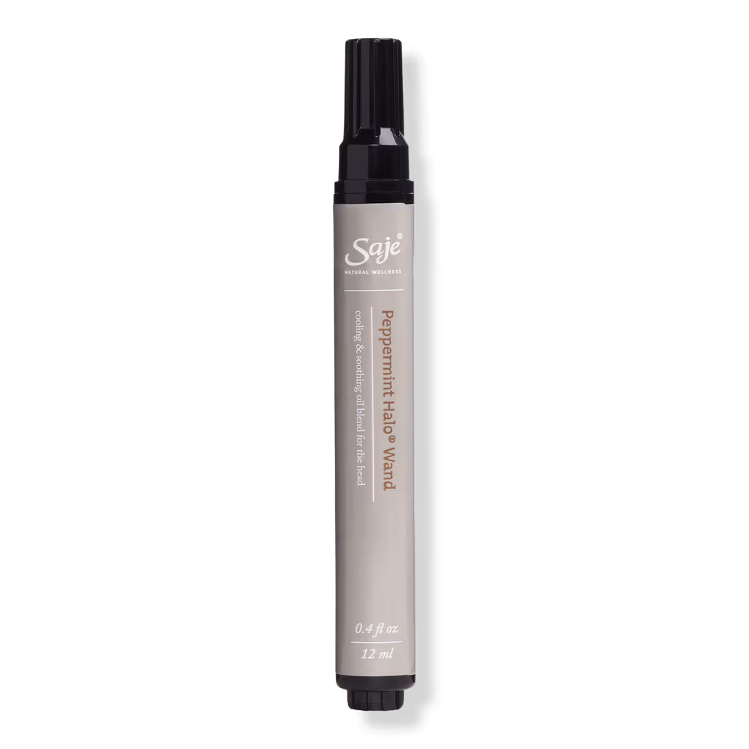 Saje Natural Wellness  Peppermint Halo Wand Cooling & Soothing Oil Blend For The Head