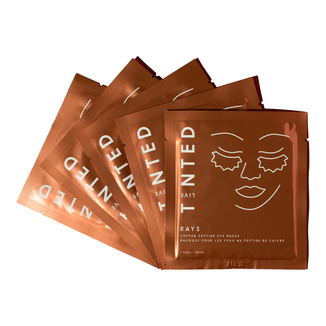 Live Tinted  Rays Copper Peptide Eye Masks
